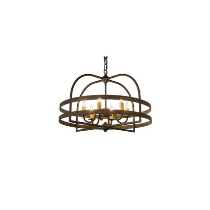 Aldari 6 Light 22" Wide Taper Candle Style Chandelier