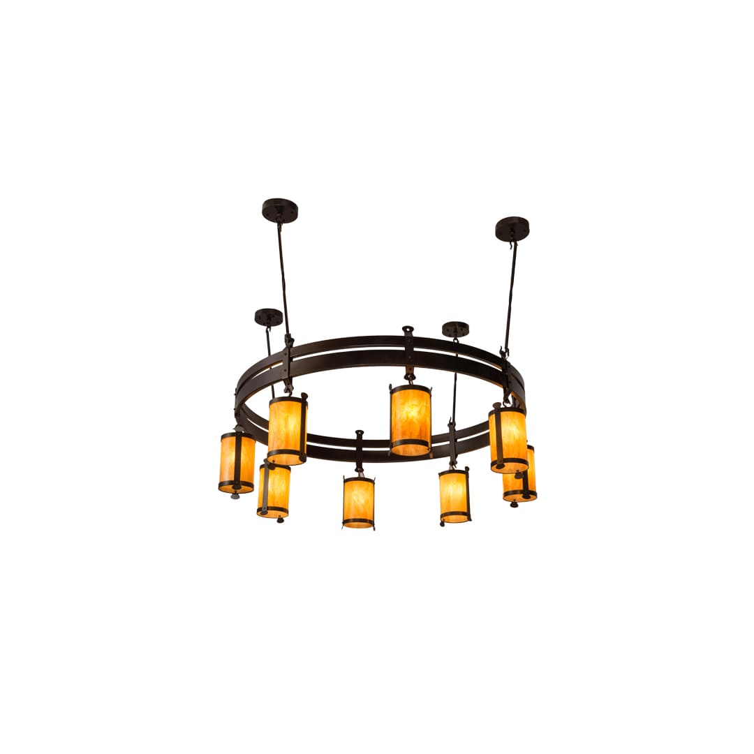 Beartooth 8 Light 67" Wide Ring Chandelier