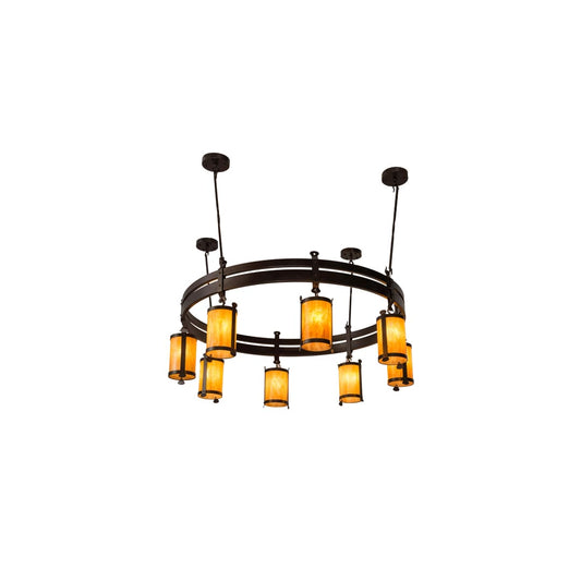 Beartooth 8 Light 67" Wide Ring Chandelier