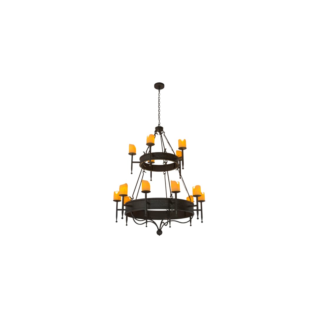 Marta 15 Light 51" Wide Ring Chandelier