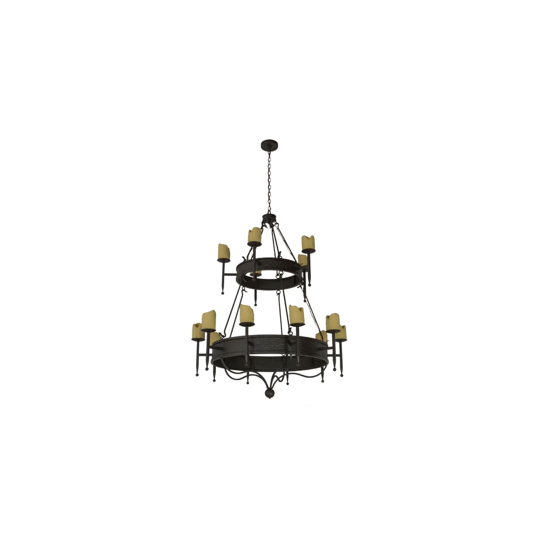 Marta 15 Light 51" Wide Ring Chandelier