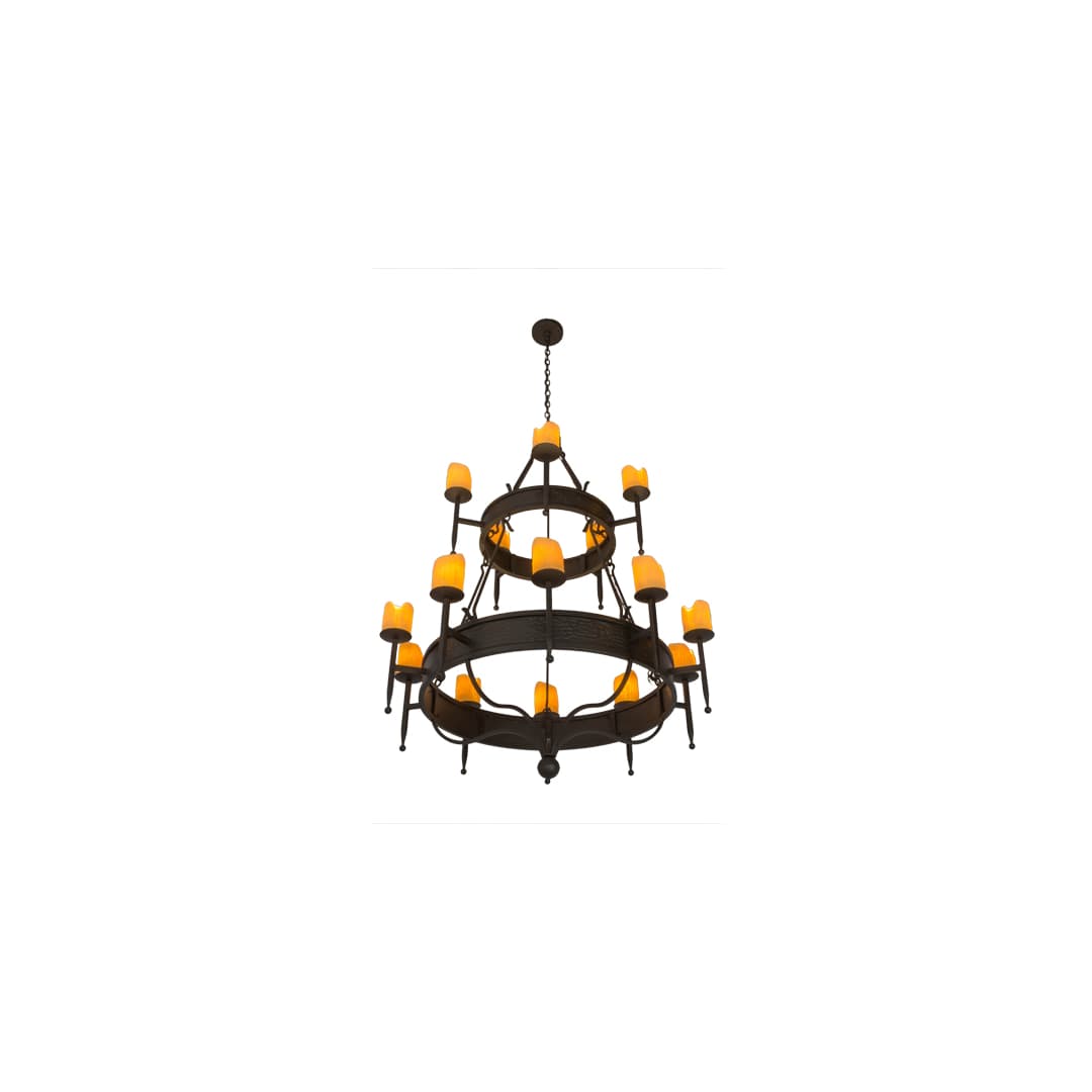 Marta 15 Light 51" Wide Ring Chandelier