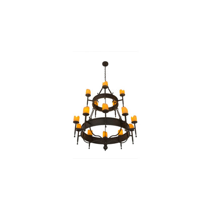 Marta 15 Light 51" Wide Ring Chandelier