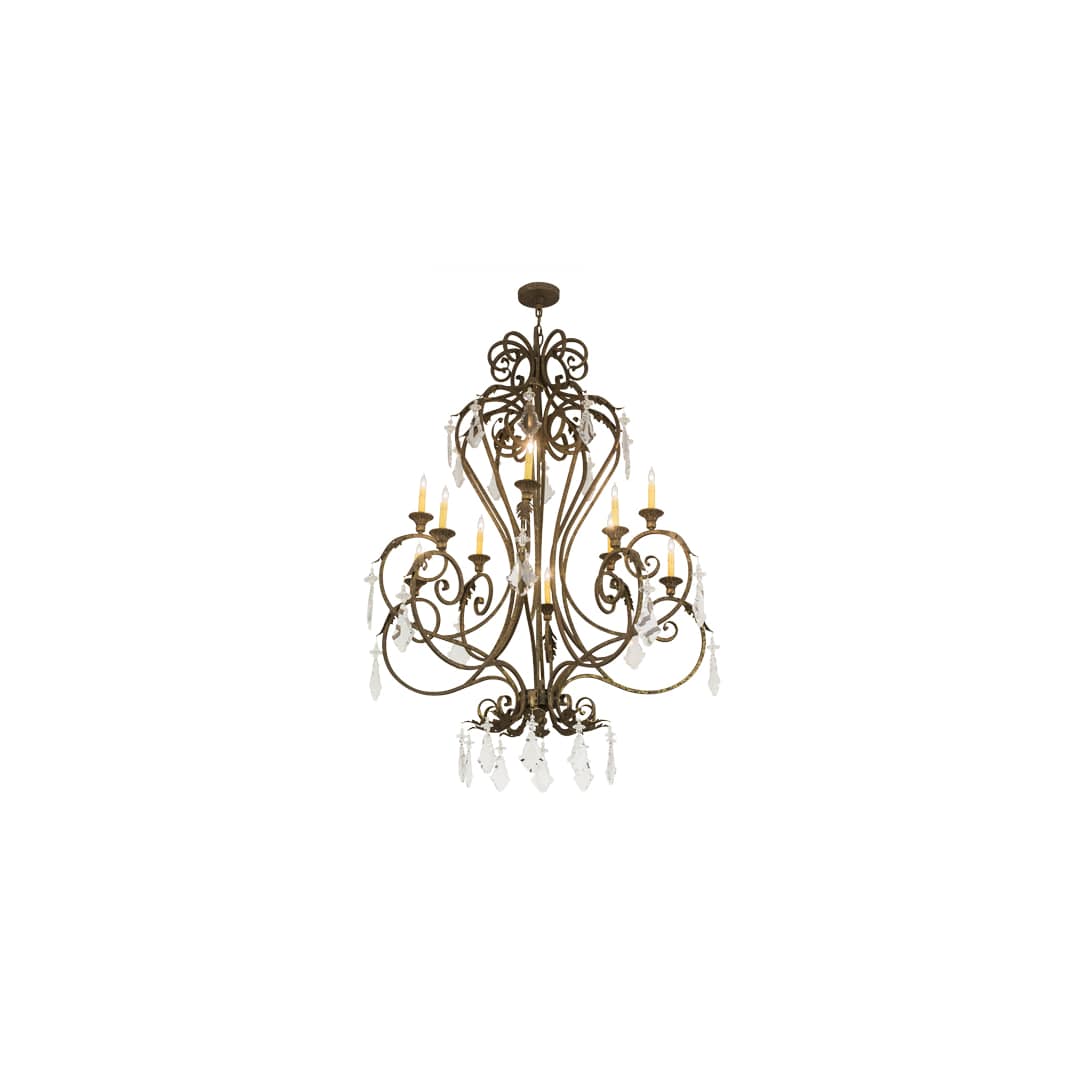 Josephine 10 Light 48" Wide Taper Candle Style Chandelier