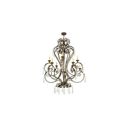Josephine 10 Light 48" Wide Taper Candle Style Chandelier