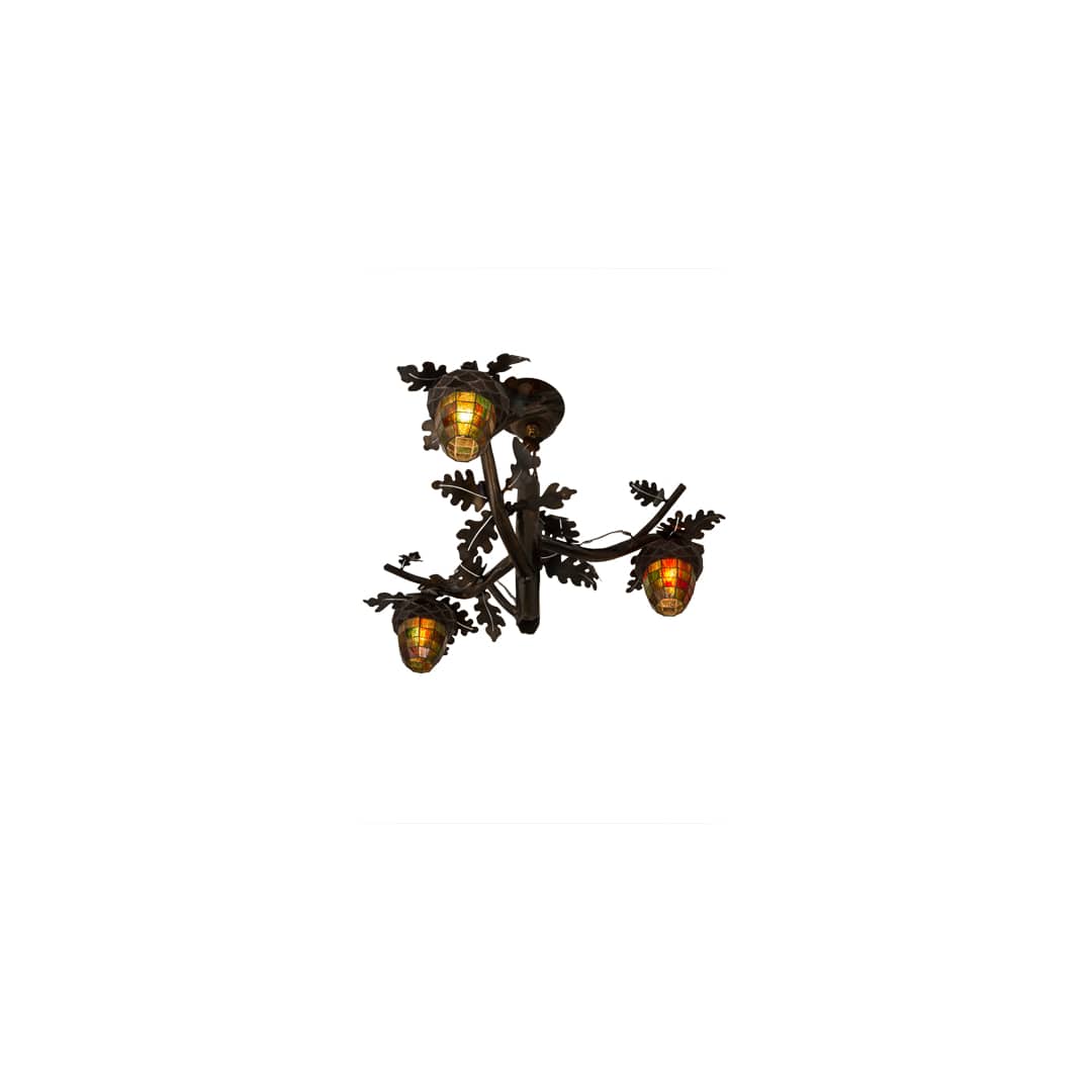 Acorn 3 Light 40" Wide Chandelier