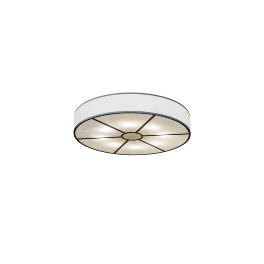 Cilindro 8 Light 48" Wide Semi-Flush Drum Ceiling Fixture - Oil Rubbed Bronze Finish