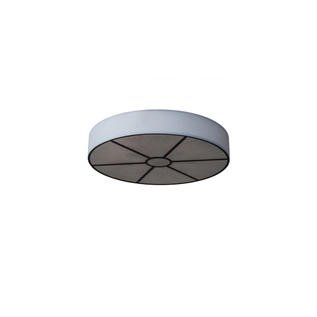 Cilindro 8 Light 48" Wide Semi-Flush Drum Ceiling Fixture - Oil Rubbed Bronze Finish