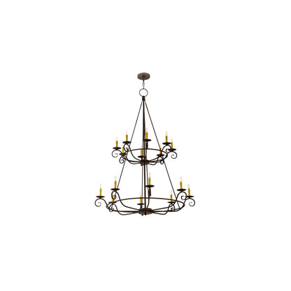 Estrella 16 Light 45" Wide Taper Candle Style Chandelier