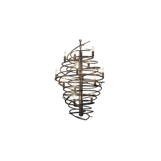 Cyclone 13 Light 24" Wide Taper Candle Style Chandelier