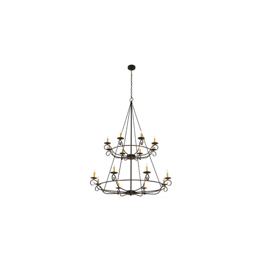 Estrella 16 Light 54" Wide Taper Candle Style Chandelier