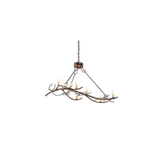 Winter Solstice 8 Light 23" Wide Taper Candle Style Chandelier