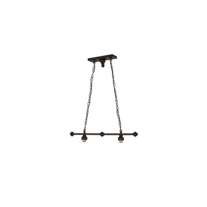 Prairie Wheat 2 Light 13" Wide Linear Pendant