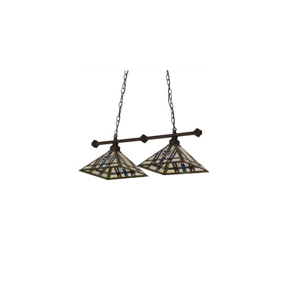 Prairie Wheat 2 Light 13" Wide Linear Pendant