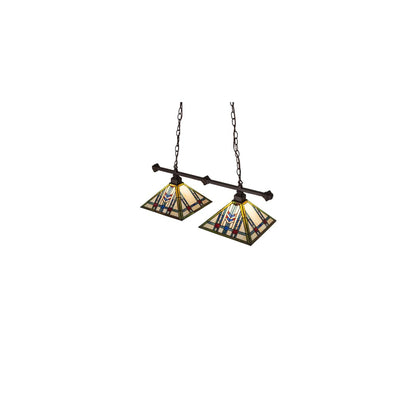 Prairie Wheat 2 Light 13" Wide Linear Pendant