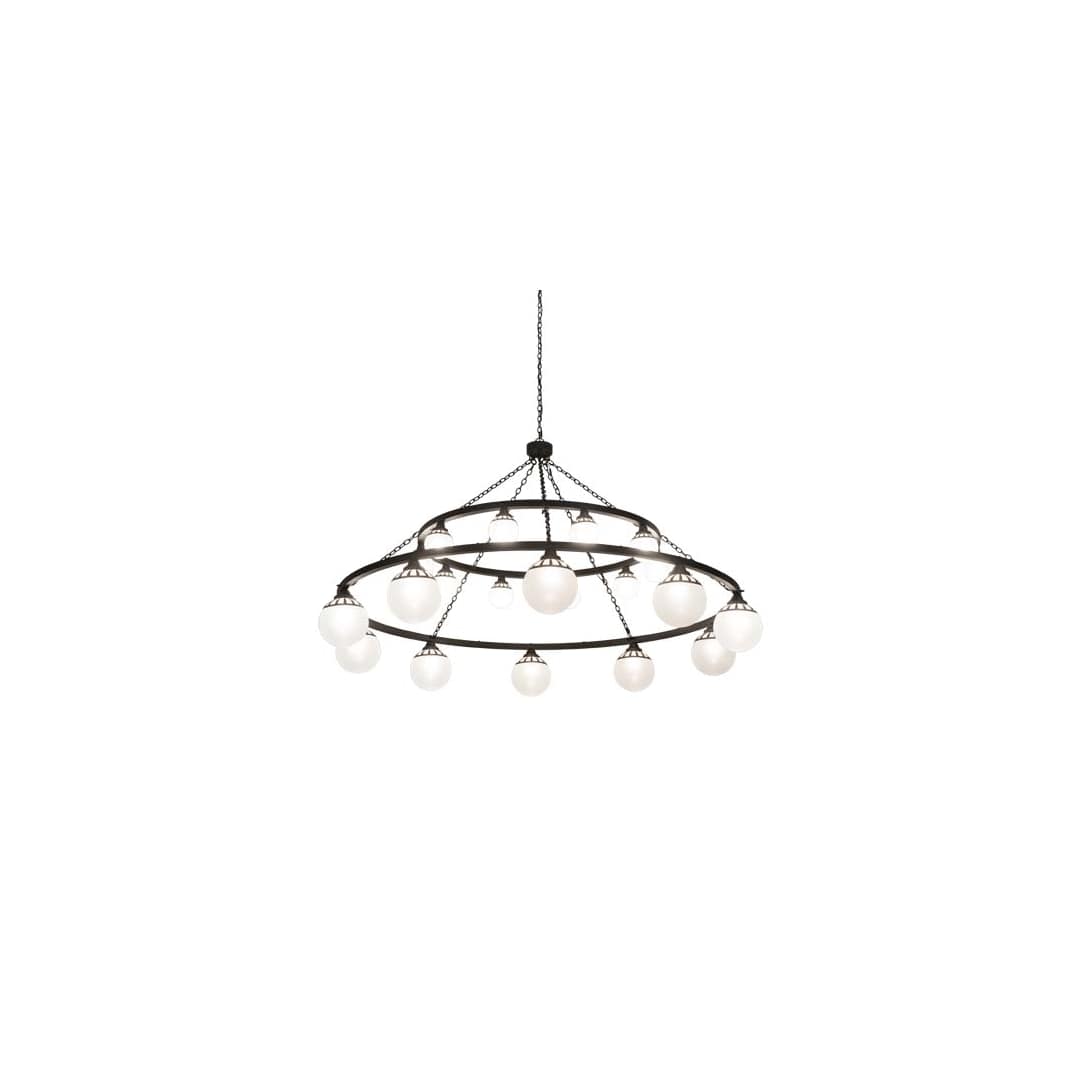 Bola Tavern 20 Light 96" Wide Ring Chandelier