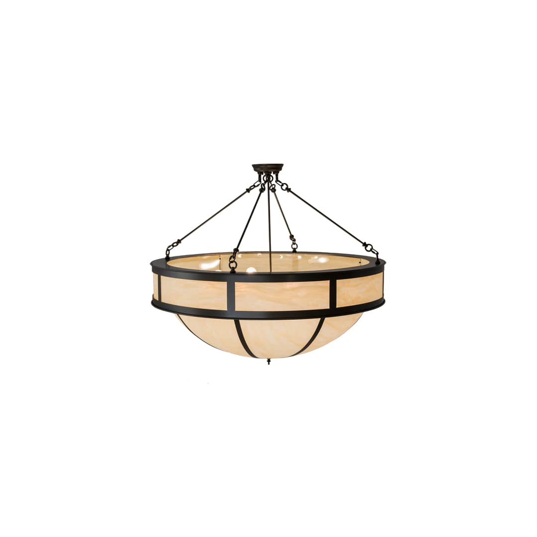 Arco 8 Light 48" Wide Semi-Flush Bowl Ceiling Fixture