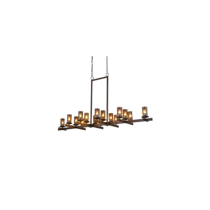 Long Dante 16 Light 30" Wide Linear Chandelier