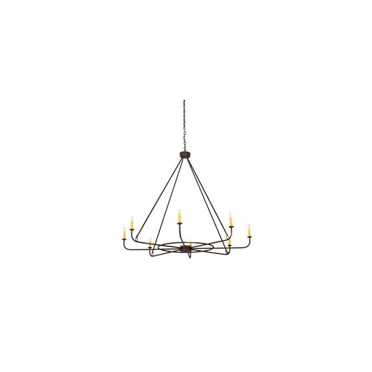 Brach 8 Light 57" Wide Taper Candle Style Chandelier