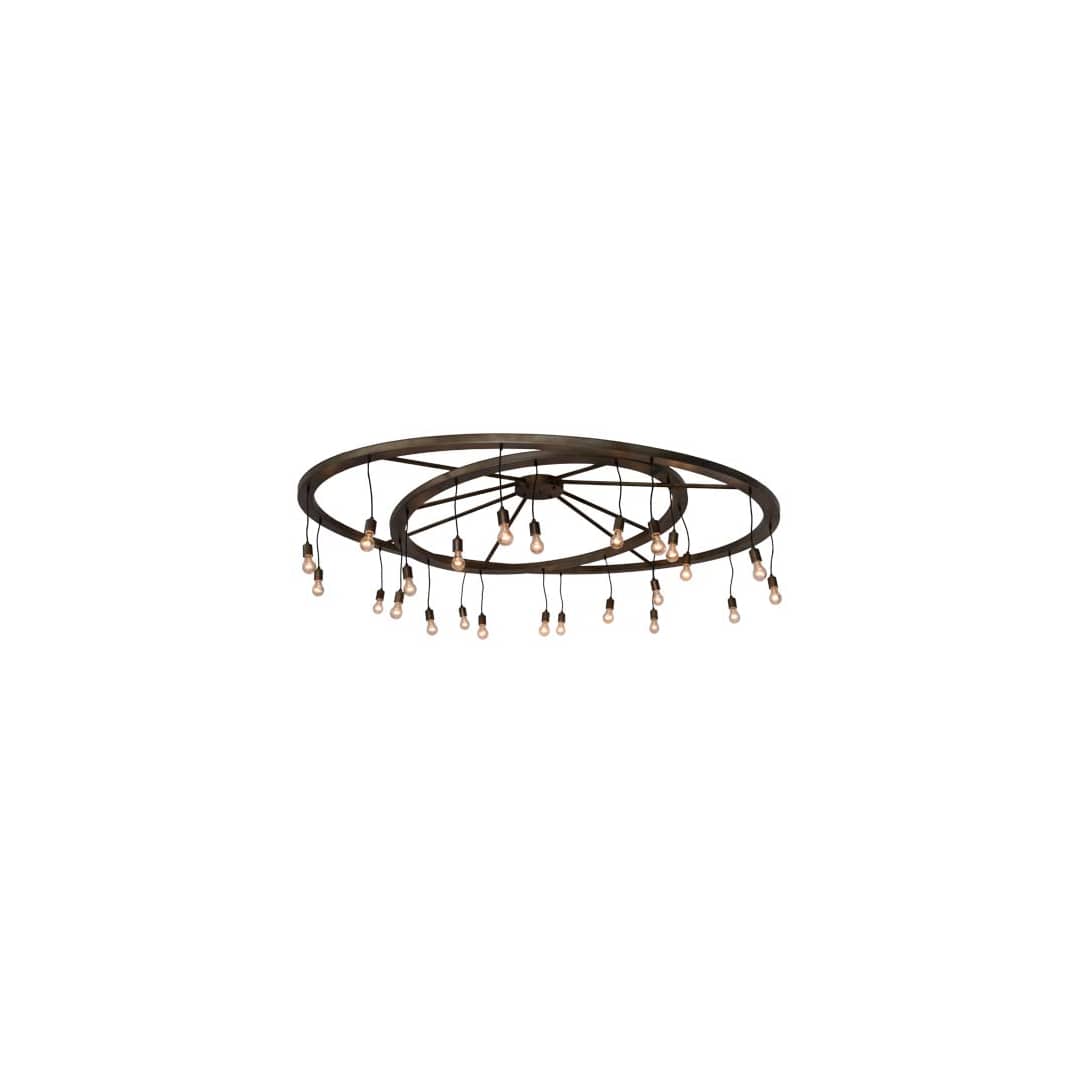 Donner 24 Light 95" Wide Ring Chandelier