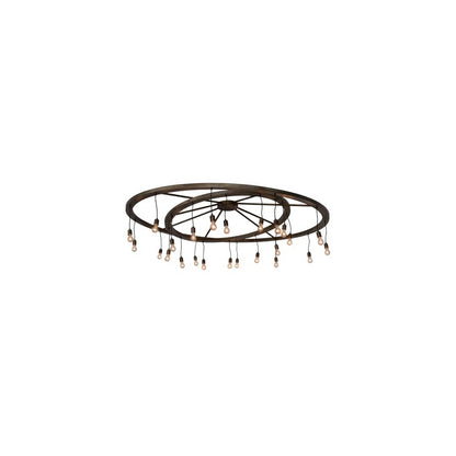 Donner 24 Light 95" Wide Ring Chandelier