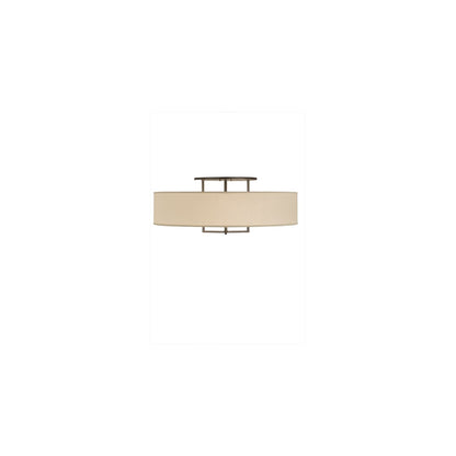 Cilindro Bahn 4 Light 36" Wide Semi-Flush Drum Ceiling Fixture