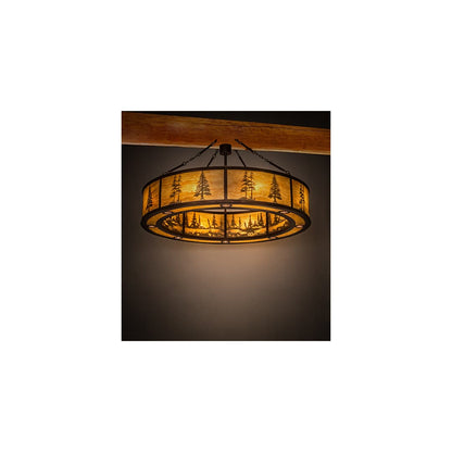Tall Pines 8 Light 62" Wide Pendant