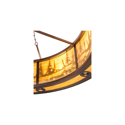 Tall Pines 8 Light 62" Wide Pendant