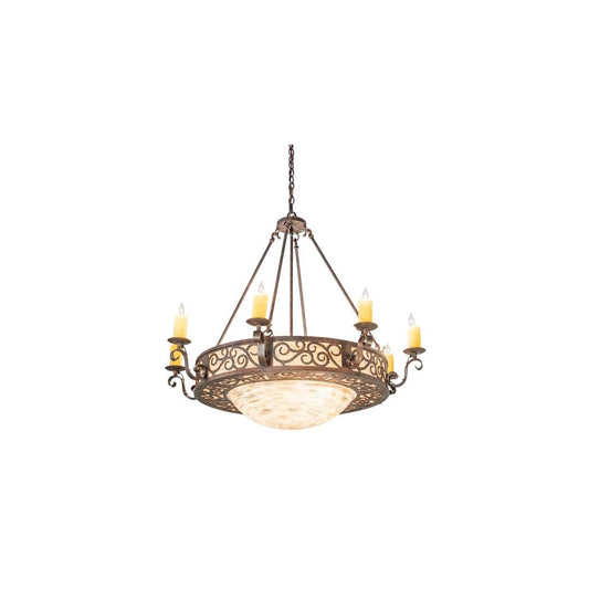 Delano 10 Light 42" Wide Taper Candle Style Chandelier