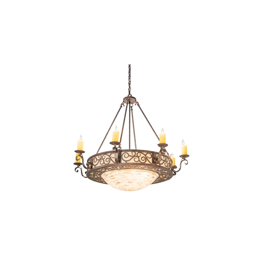 Delano 10 Light 42" Wide Taper Candle Style Chandelier