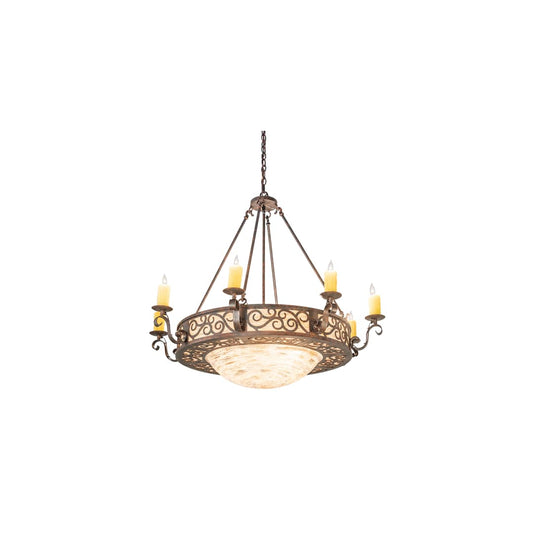Delano 10 Light 42" Wide Taper Candle Style Chandelier