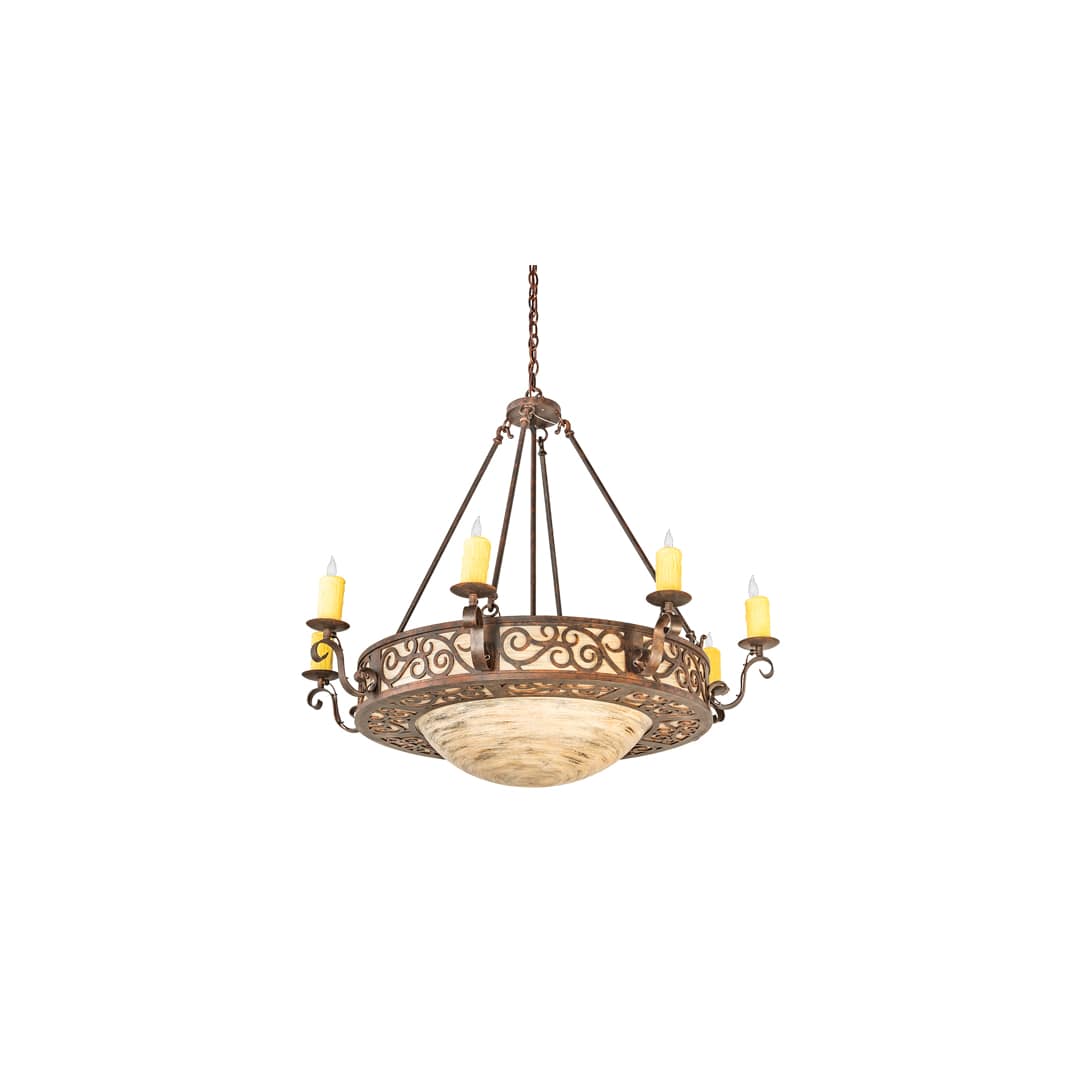 Delano 10 Light 42" Wide Taper Candle Style Chandelier