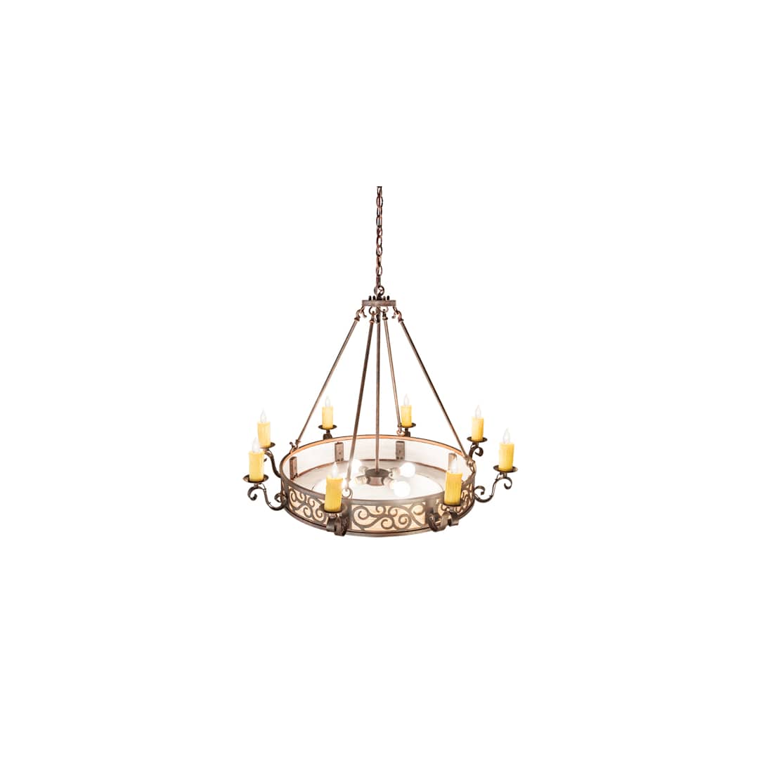 Delano 10 Light 42" Wide Taper Candle Style Chandelier