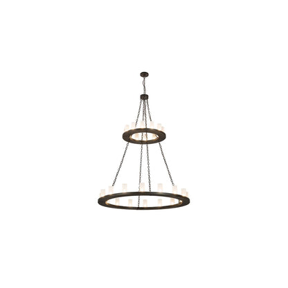 Loxley 28 Light 60" Wide Ring Chandelier