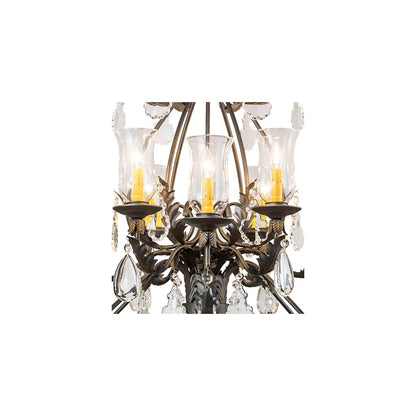 French Elegance 12 Light 36" Wide Crystal Chandelier
