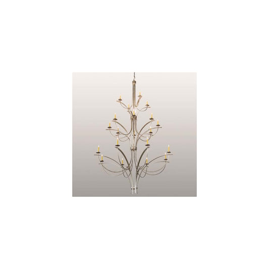 Corfe 20 Light 74" Wide Taper Candle Style Chandelier