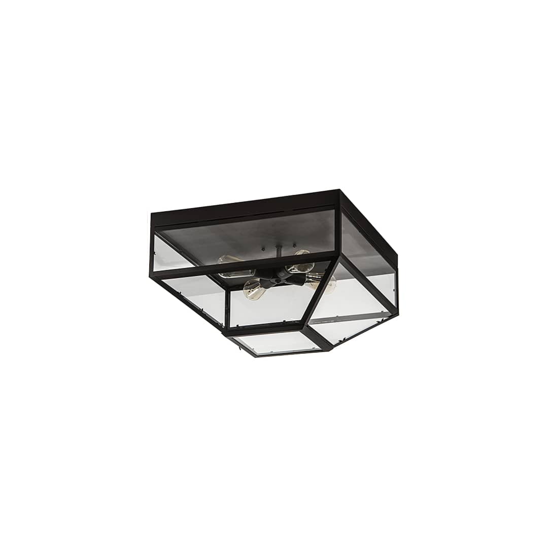 Mission Prime 4 Light 28" Wide Flush Mount Ceiling Fixture
