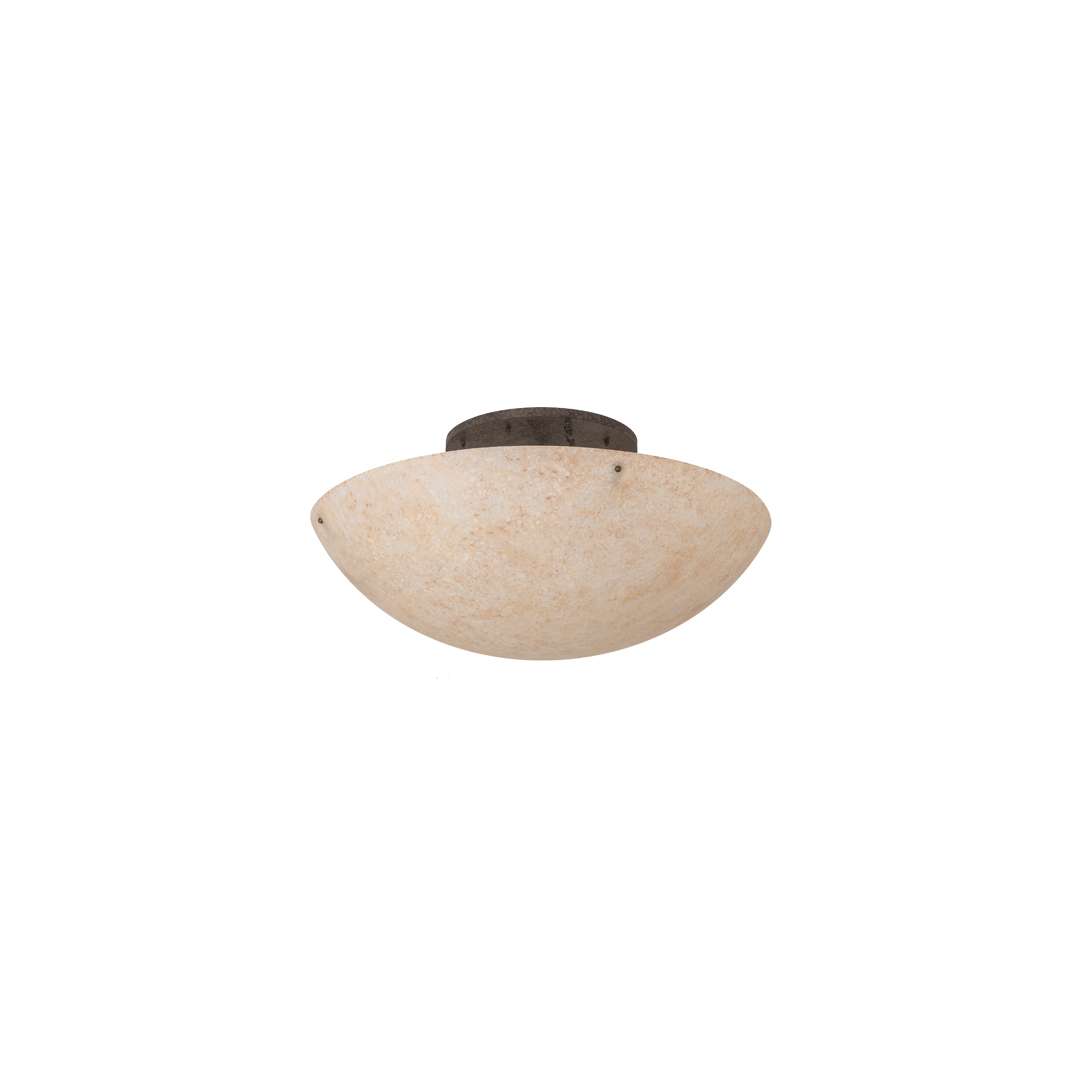 Artesia 8 Light 48" Wide Semi-Flush Bowl Ceiling Fixture - Bronze Finish