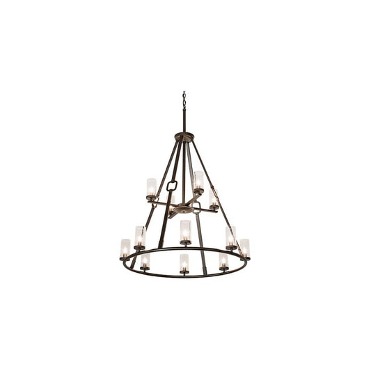 Loxley Hugo 12 Light 38" Wide Ring Chandelier