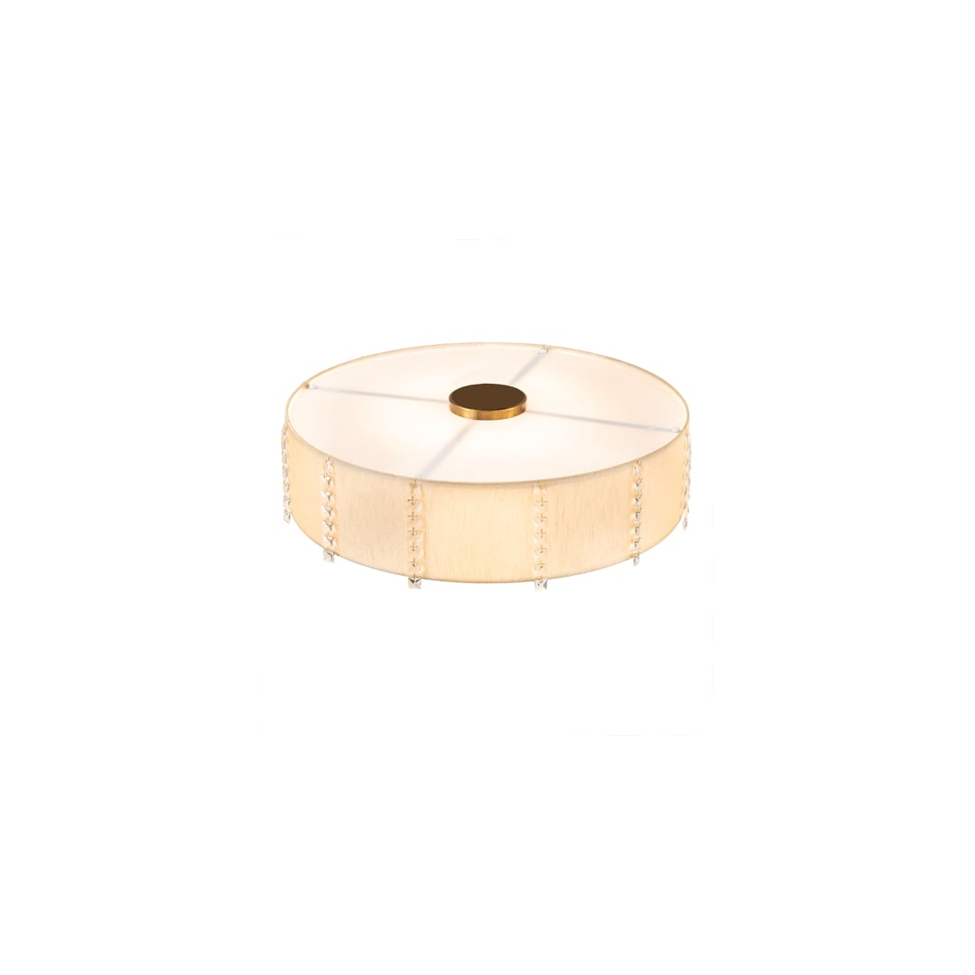 Cilindro Lujoso 8 Light 33" Wide Semi-Flush Drum Ceiling Fixture