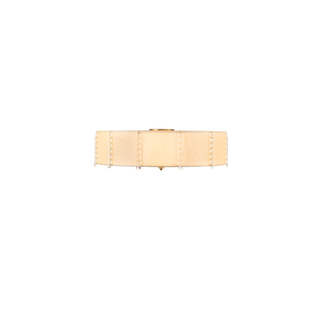 Cilindro Lujoso 8 Light 33" Wide Semi-Flush Drum Ceiling Fixture