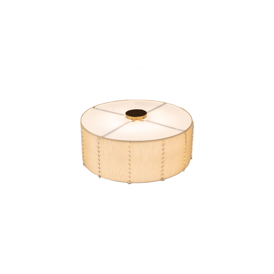 Cilindro Lujoso 6 Light 33" Wide Semi-Flush Drum Ceiling Fixture