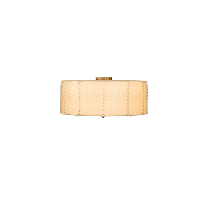 Cilindro Lujoso 6 Light 33" Wide Semi-Flush Drum Ceiling Fixture