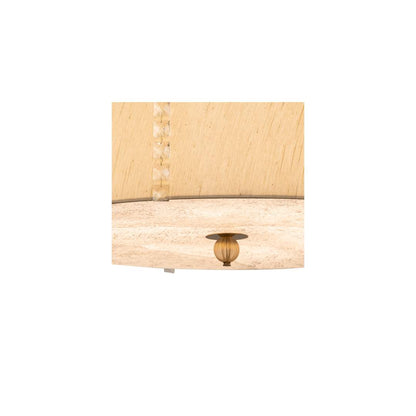 Cilindro Lujoso 6 Light 33" Wide Semi-Flush Drum Ceiling Fixture