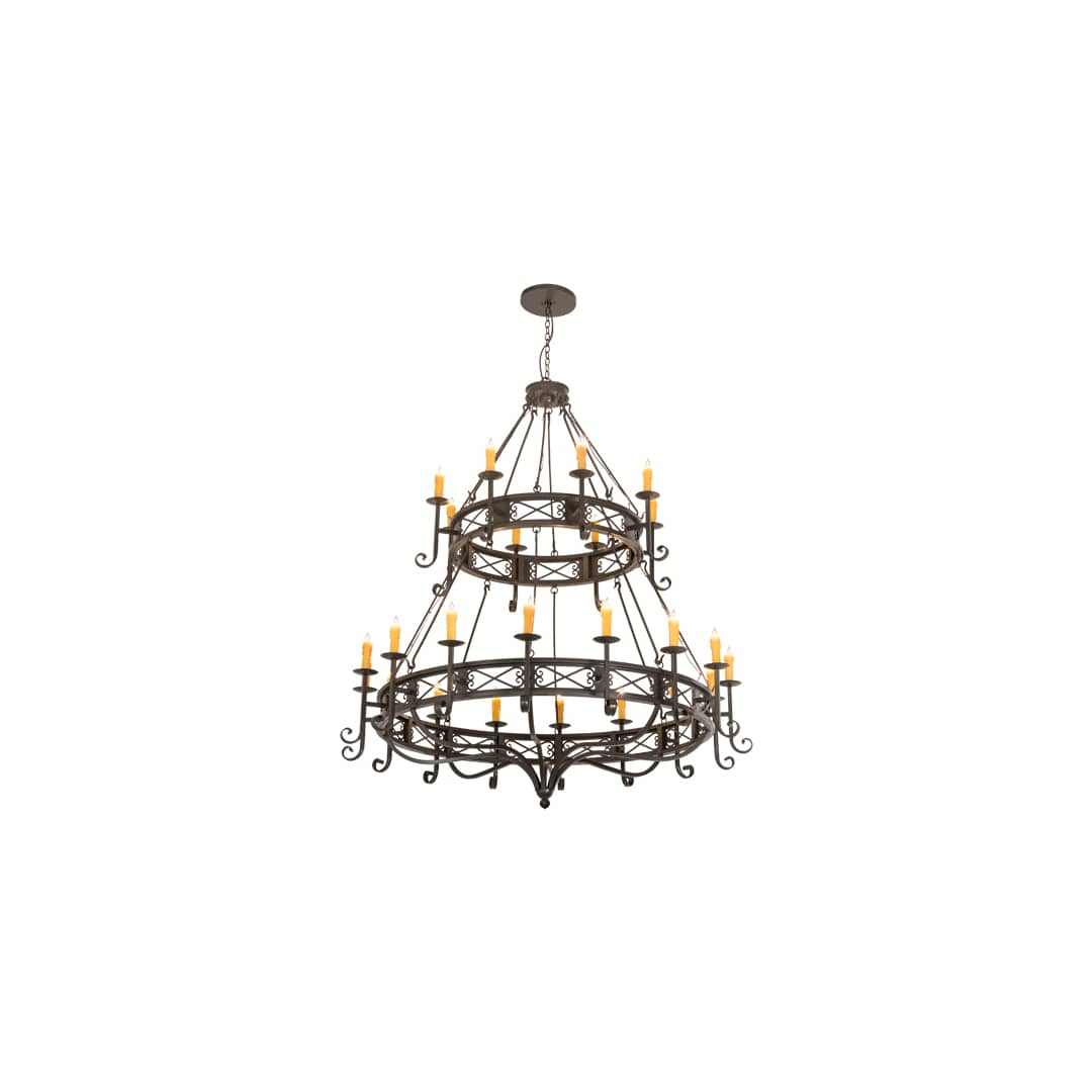 Gina 24 Light 72" Wide Taper Candle Style Chandelier