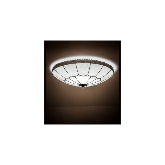 Vincent Honeycomb 30" Wide LED Semi-Flush Bowl Ceiling Fixture