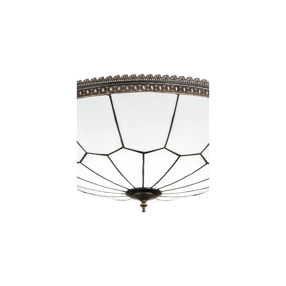 Vincent Honeycomb 30" Wide LED Semi-Flush Bowl Ceiling Fixture