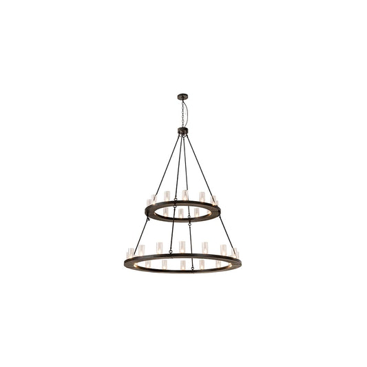 Loxley 28 Light 60" Wide Ring Chandelier
