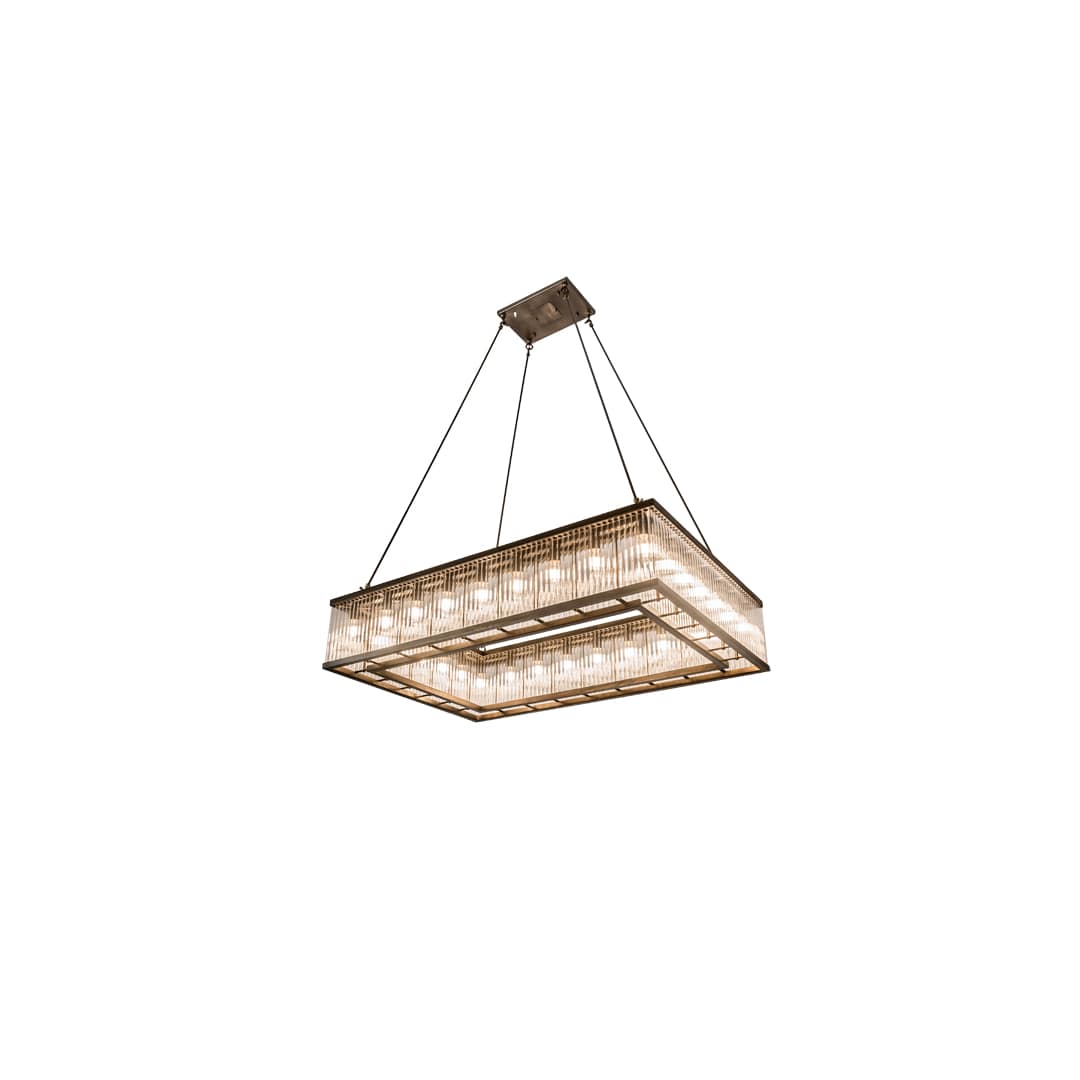 28 Light 40" Wide Pendant