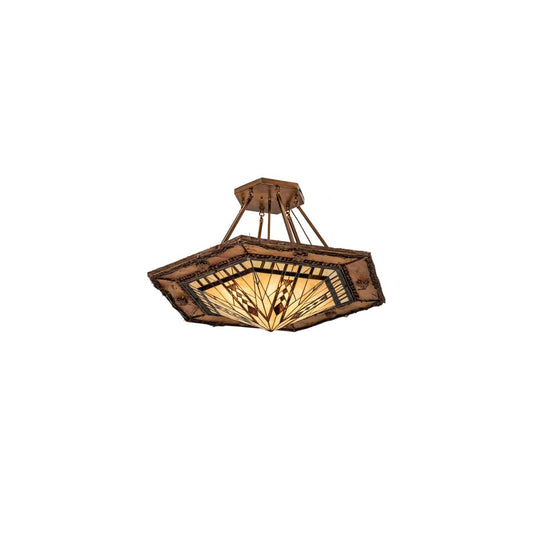 Sonoma 6 Light 40" Wide Semi-Flush Ceiling Fixture